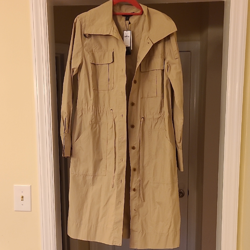 Banana Republic Women's Tan Long Sleeve Dress